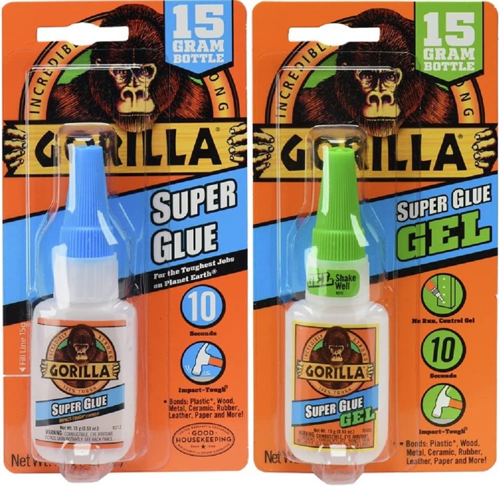 Gorilla Superglue Non Drip Liquid 15G