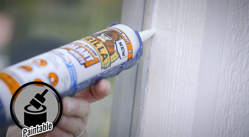 (2 pack) Gorilla Glue Clear Caulk & Seal, 10oz