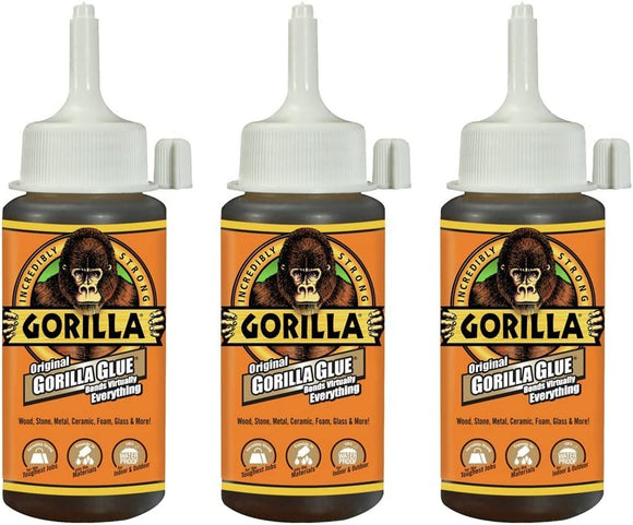 12 packs Gorilla 3023003 Hot Glue Sticks 4 In. Mini Size, 30Count bags